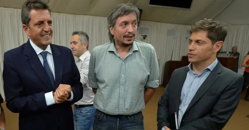 Kicillof, Massa y Máximo arrancan a delinear un frente en conjunto