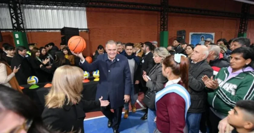 Jaldo inauguró obras en la Escuela Secundaria El Corte en Alderetes