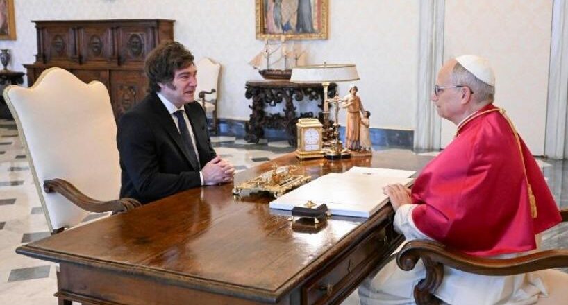 “Visitará Argentina”: Javier Milei fue recibido por el papa León XIV en el Vaticano