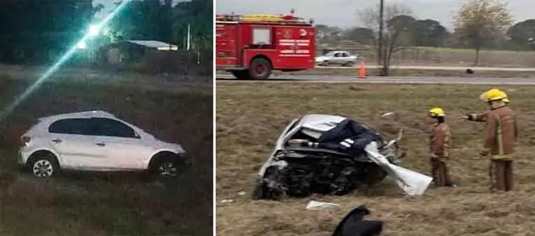 Conductor a contramano por la autopista a Famaillá: tres muertos en choque frontal cerca del lugar del accidente múltiple del viernes