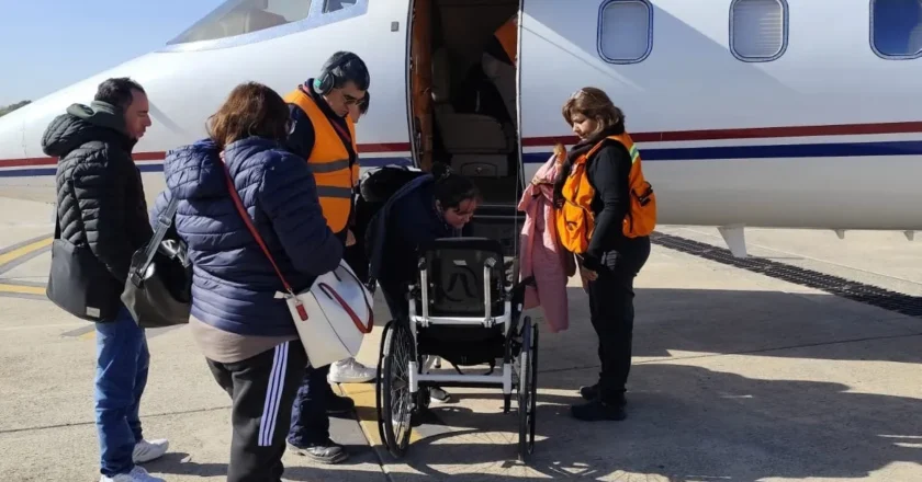 Tucumán realizó un nuevo vuelo sanitario para pacientes con insuficiencia renal