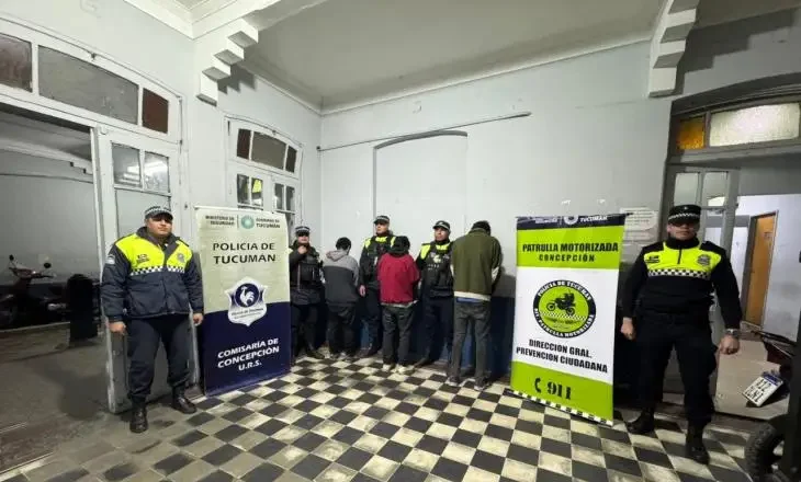 Tres delincuentes fueron sorprendidos tratando de robar en una casa de microcentro