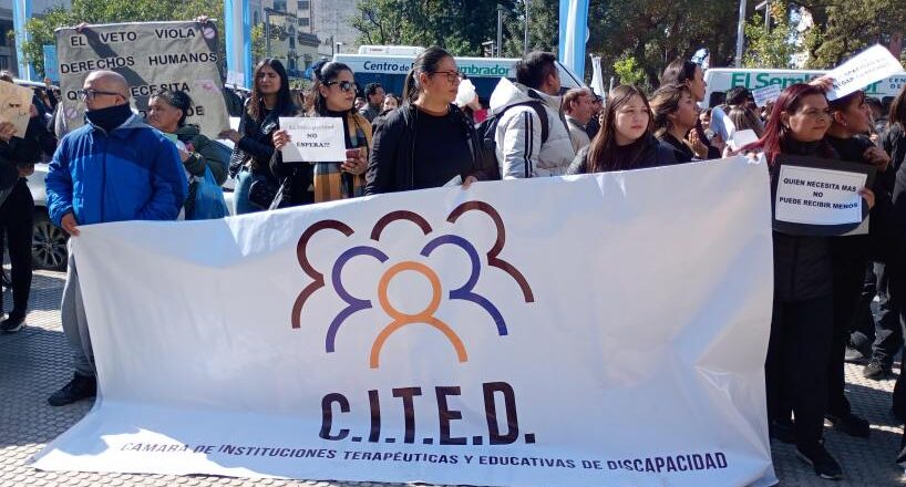 “Los logros adquiridos se pierden”: en Tucumán también se marchó contra el veto de Milei a la Ley de Discapacidad