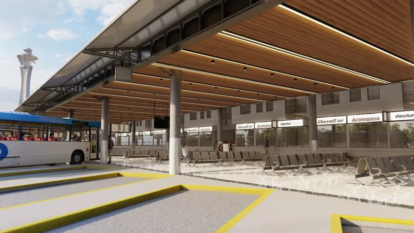 Nazur anticipó importantes avances en la remodelación de la Terminal