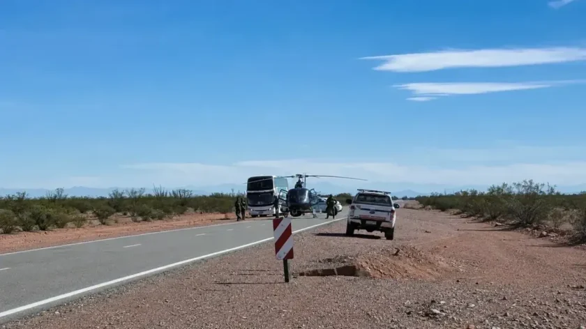 Desesperada búsqueda tras la caída de un helicóptero en San Juan