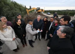 Jaldo inauguró obras y supervisó trabajos en canales de desagüe